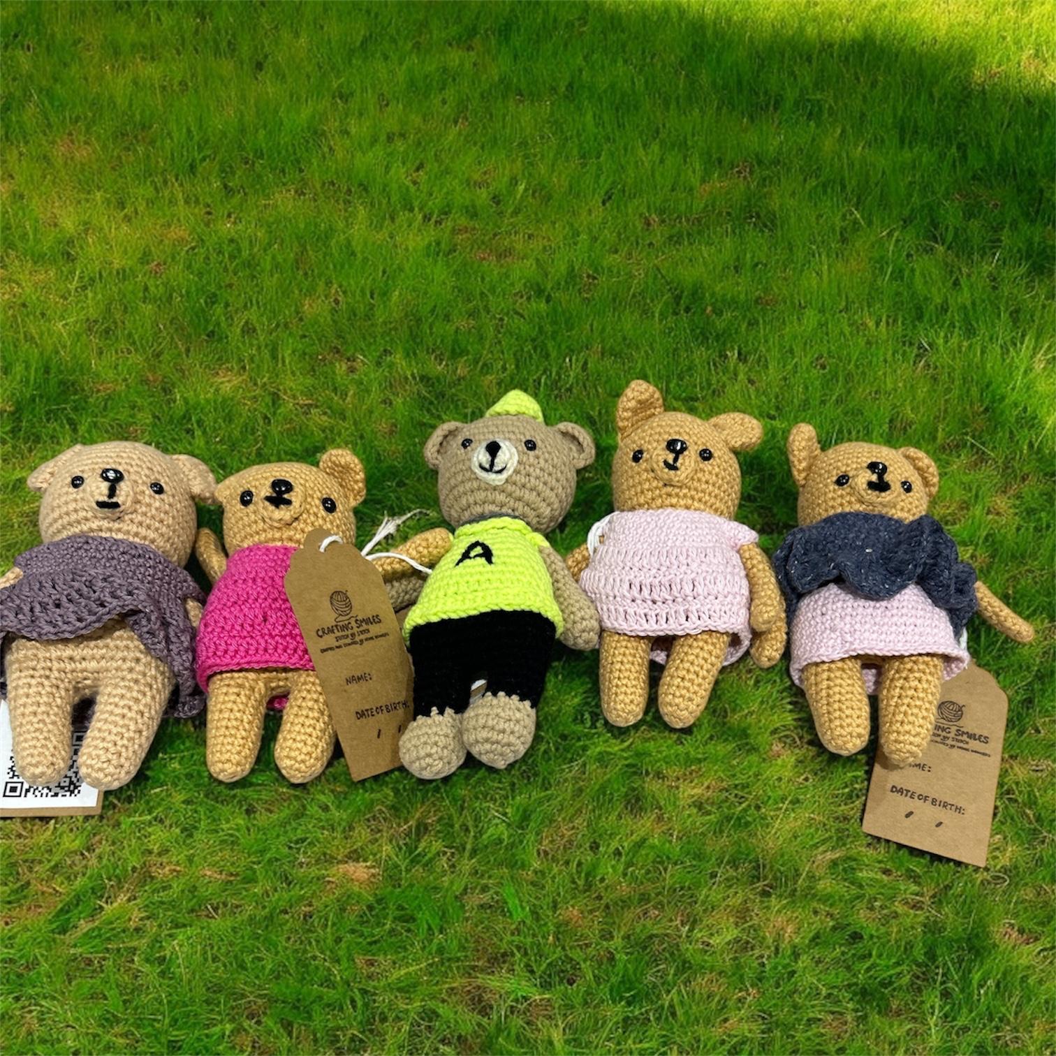 Crochet teddy bears