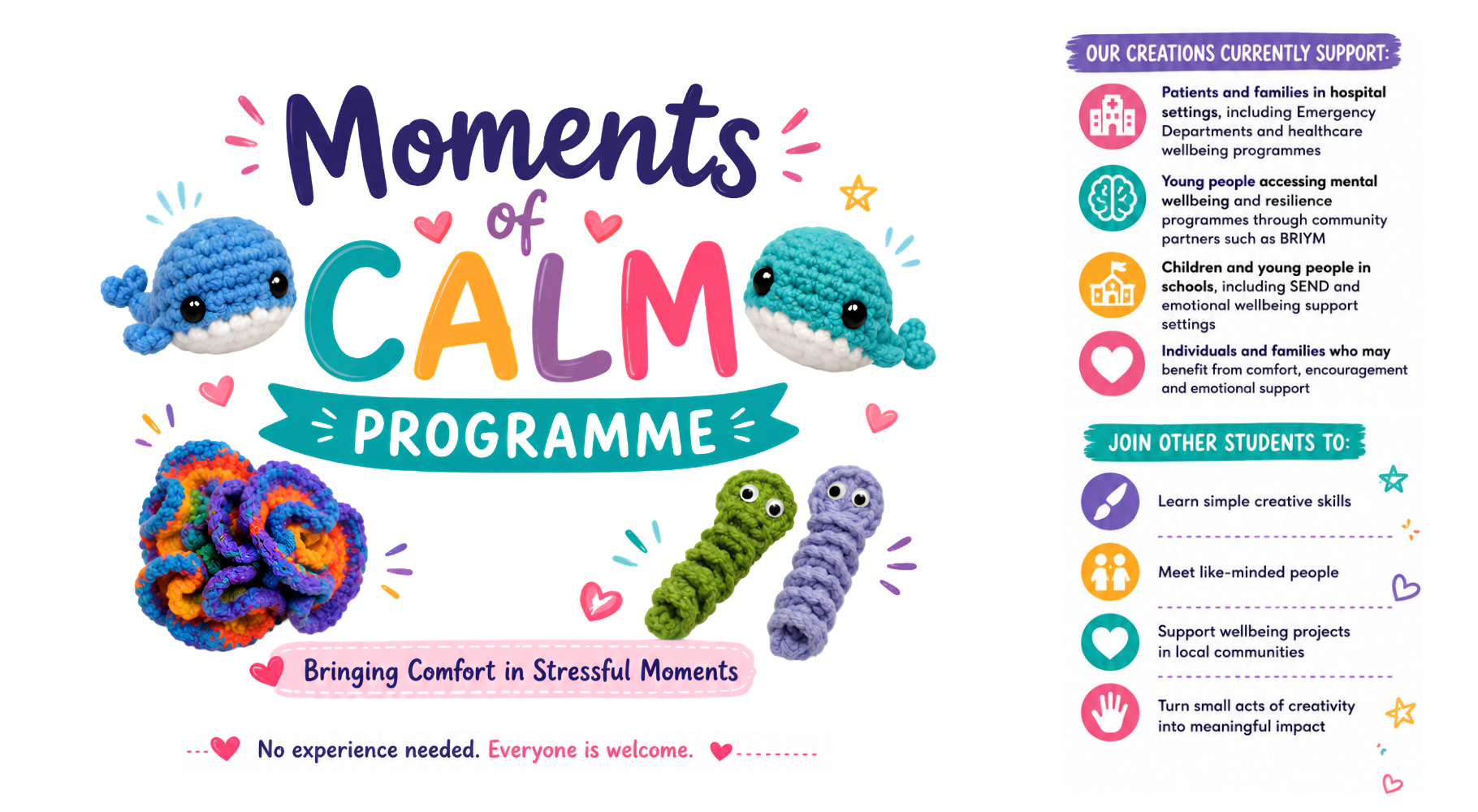 Moments of Calm Programme Poster